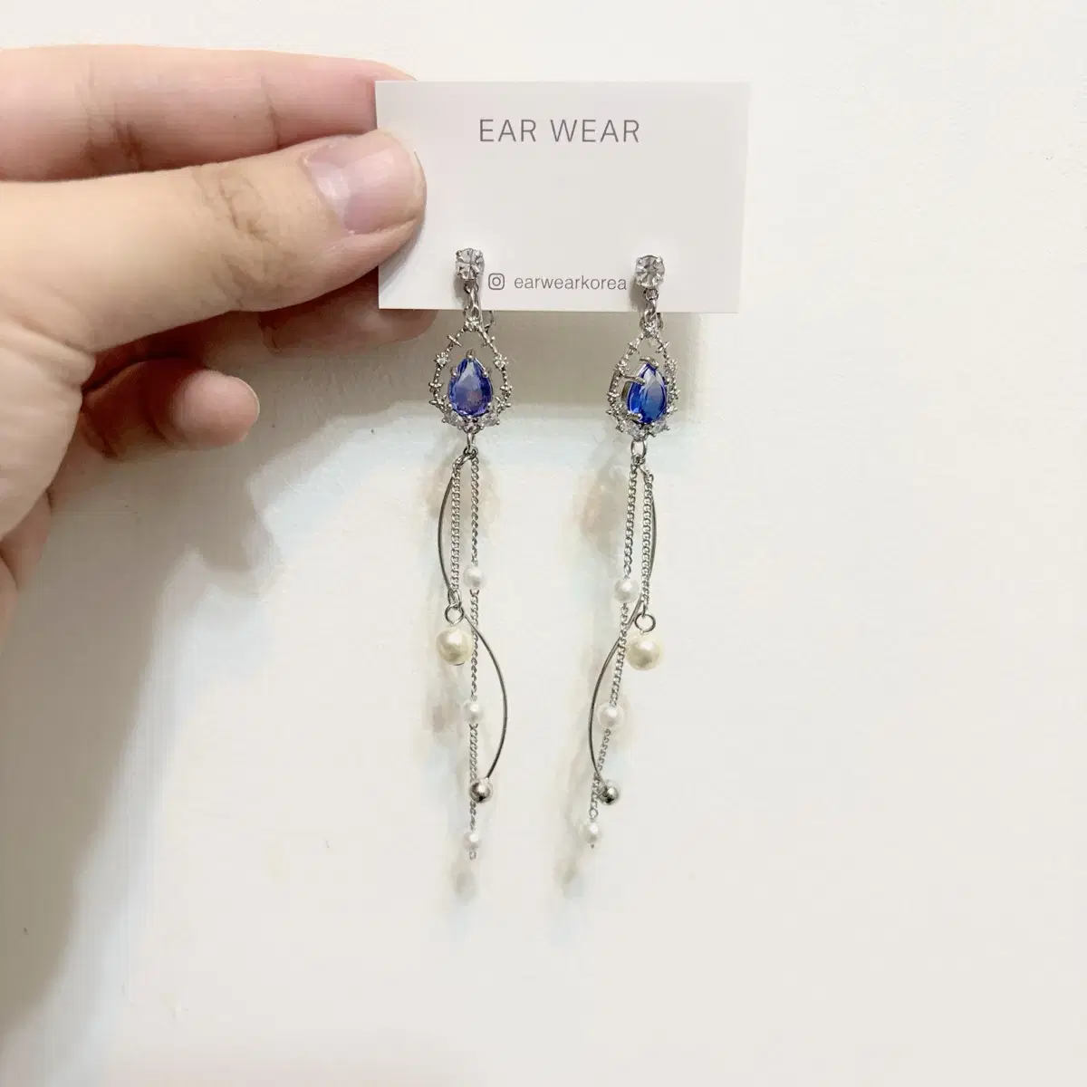 핸드메이드/새상품) EAR WEAR 눈꽃 귀걸이/귀찌 (골드/실버)